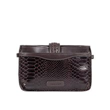 Load image into Gallery viewer, Ee Frieda W3  Violet Leather Sling Wallet
