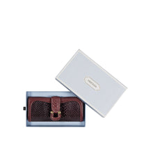 Load image into Gallery viewer, Ee Frieda W1  Violet Leather Bi-Fold Wallet
