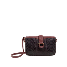 Load image into Gallery viewer, Ee Frieda W3  Purple Leather Sling Wallet
