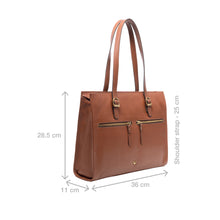 Load image into Gallery viewer, Ee Neptune 03 Tan Leather Tote Bag
