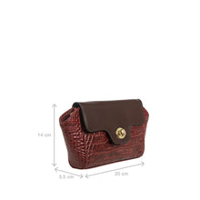 Load image into Gallery viewer, Ee Atria 04 Red Leather Clutch Wallet
