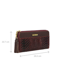 Load image into Gallery viewer, Ee Morocco W1  Marsala Leather Zip Around Wallet

