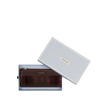 Load image into Gallery viewer, Ee Morocco W1  Marsala Leather Zip Around Wallet
