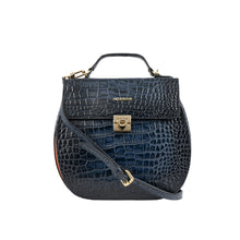 Load image into Gallery viewer, Fling 02 Blue Leather Satchel
