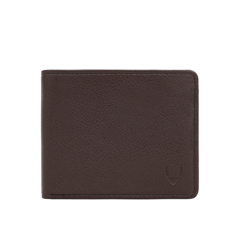 17 Brown Leather Bi-Fold Wallet