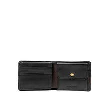 Load image into Gallery viewer, 286-010F  Black Leather Bi-Fold Wallet
