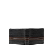 Load image into Gallery viewer, 286-010F  Black Leather Bi-Fold Wallet

