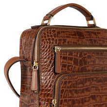 Load image into Gallery viewer, Draper 02 Tan Leather  Crossbody
