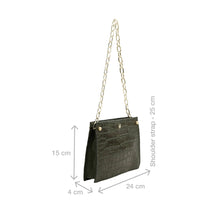 Load image into Gallery viewer, Jitterbug 03 Green Leather Shoulder Bag
