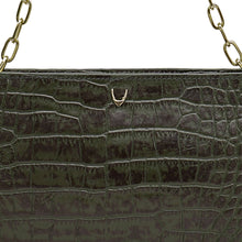 Load image into Gallery viewer, Jitterbug 03 Green Leather Shoulder Bag
