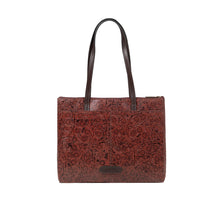 Load image into Gallery viewer, Fuschia 02 Sb Red Leather Tote Bag
