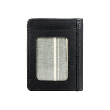 Load image into Gallery viewer, 294-Idch  Black Leather Card Holder
