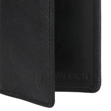 Load image into Gallery viewer, 294-Idch  Black Leather Card Holder
