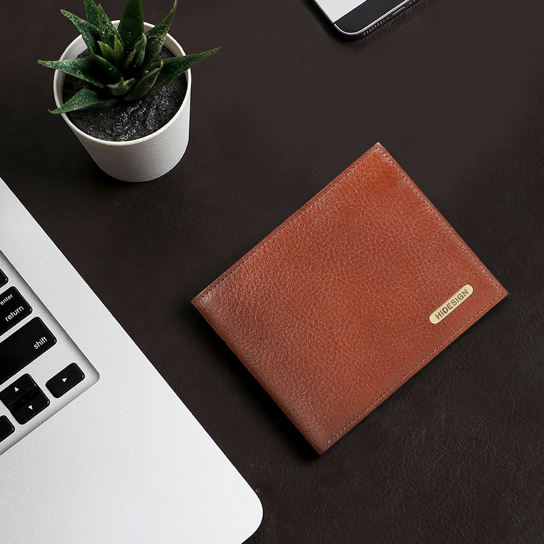 Buy MYRIADSJake RFID Protected, Vegetable Tanned Navy Genuine Leather Wallet  for Men, Gents Purse with Card Slots and Currency Compartment, Ideal Gift  for Men Online at desertcartINDIA