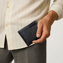 Load image into Gallery viewer, Ee Uranus W4  Black Leather Bi-Fold Wallet
