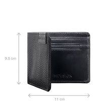 Load image into Gallery viewer, Ee Uranus W4  Black Leather Bi-Fold Wallet
