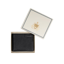 Load image into Gallery viewer, Ee Uranus W4  Black Leather Bi-Fold Wallet
