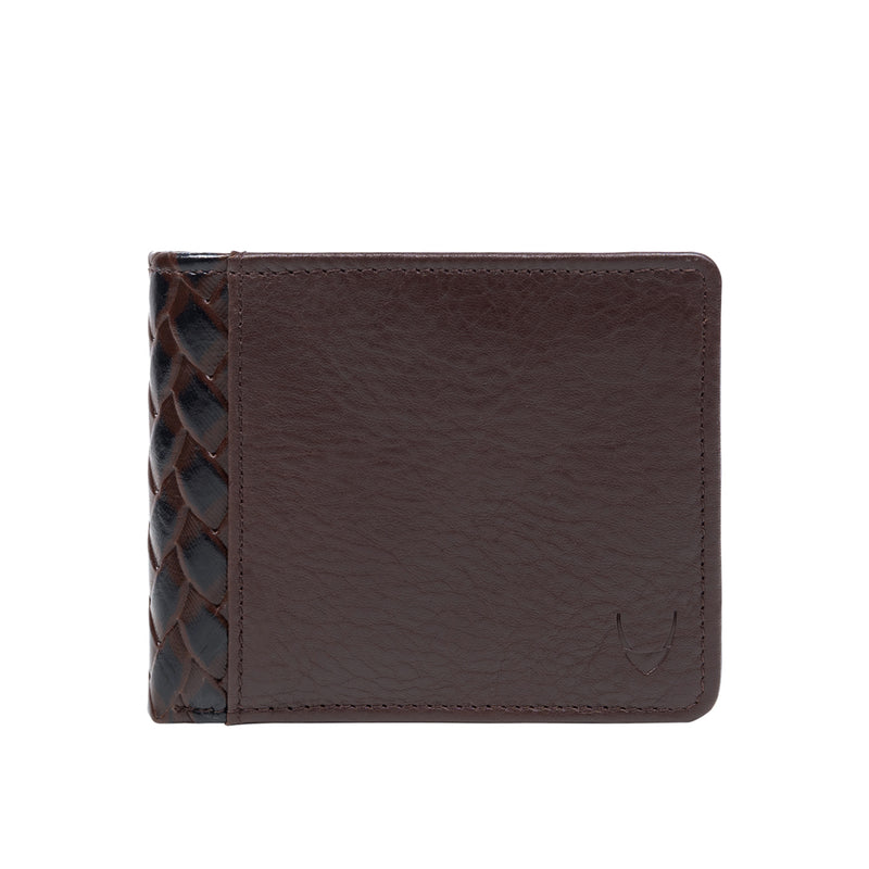 Ee 274-010  Brown Leather Bi-Fold Wallet
