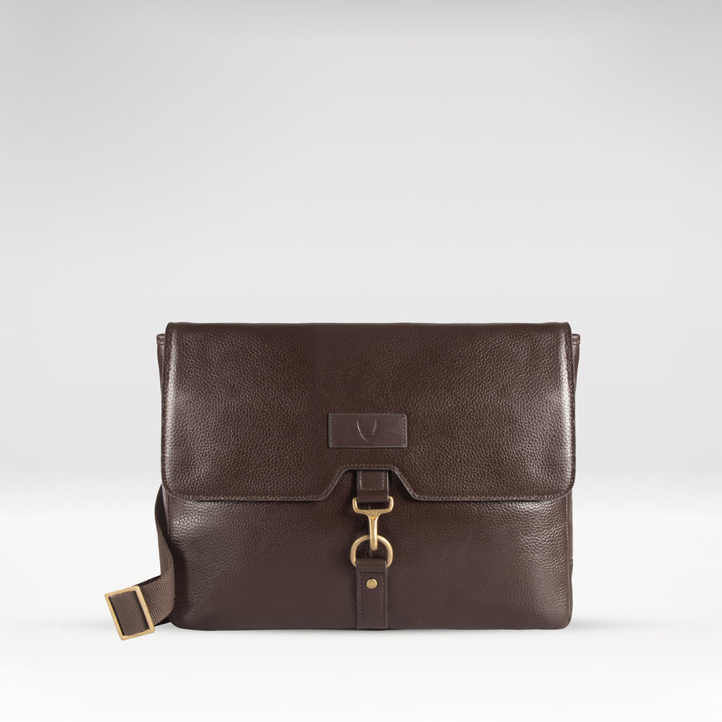 Buy Brown Ee Jaguar 03 Messenger Bag Online - Hidesign Buy Brown Ee Jaguar 03 Messenger Bag Online - Hidesign