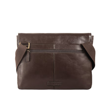 Load image into Gallery viewer, Ee Jaguar 03 Brown Leather  Messenger Bag

