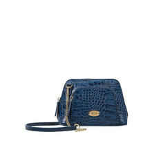 Load image into Gallery viewer, Ee Ginny Blue Leather Mini Bag
