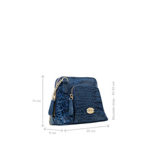 Load image into Gallery viewer, Ee Ginny Blue Leather Mini Bag
