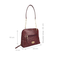 Load image into Gallery viewer, Fl Heidi Red Leather Shoulder Bag
