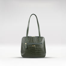 Load image into Gallery viewer, Fl Cindy Green Leather Shoulder Bag
