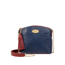 Load image into Gallery viewer, Ee Morocco 02 Blue Leather Sling Bag
