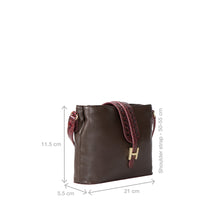 Load image into Gallery viewer, Ee Silvia 03 Brown Leather Sling Bag
