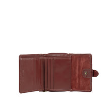 Load image into Gallery viewer, Ee Shanghai W3 Marsala Leather Trifold Wallet
