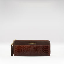 Load image into Gallery viewer, Ee Morocco W1  Tan Leather Zip Around Wallet
