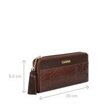 Load image into Gallery viewer, Ee Morocco W1  Tan Leather Zip Around Wallet
