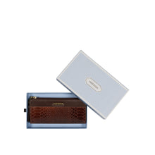 Load image into Gallery viewer, Ee Morocco W1  Tan Leather Zip Around Wallet
