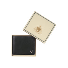 Load image into Gallery viewer, Ee Myw-02A  Black Leather Bi-Fold Wallet
