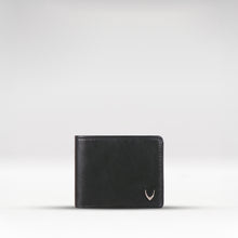Load image into Gallery viewer, Ee Myw-02A  Black Leather Bi-Fold Wallet
