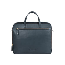 Load image into Gallery viewer, 3 Musketeers 02 Blue Leather  Briefcase
