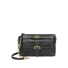 Load image into Gallery viewer, Ee Eliza 03 Black Leather Sling Bag
