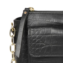Load image into Gallery viewer, Ee Eliza 03 Black Leather Sling Bag
