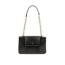Load image into Gallery viewer, Ee Aquarius 01 Black Leather Shoulder Bag
