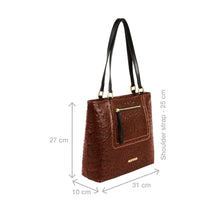 Load image into Gallery viewer, Ee Aspen 03 Brown Leather Tote Bag

