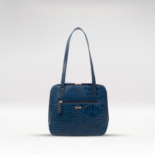 Load image into Gallery viewer, Ee Cindy Blue Leather Shoulder Bag
