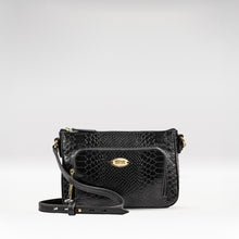 Load image into Gallery viewer, Ee Katniss 01 Black Leather Sling Bag
