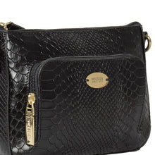 Load image into Gallery viewer, Ee Katniss 01 Black Leather Sling Bag
