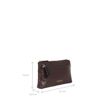 Load image into Gallery viewer, Ee Paola W1-M Brown Leather Clutch Wallet

