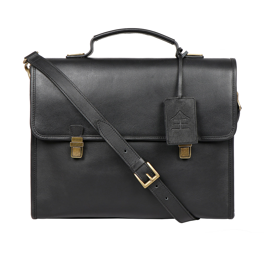 Buy Black Kenji 03 Briefcase Online - Hidesign