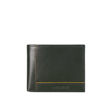 Load image into Gallery viewer, Enzo W4 Green Leather Bi-Fold Wallet
