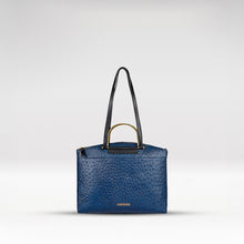 Load image into Gallery viewer, Greta 01 Blue Leather Shoulder Bag
