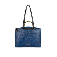 Load image into Gallery viewer, Greta 01 Blue Leather Shoulder Bag
