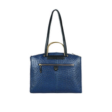 Load image into Gallery viewer, Greta 01 Blue Leather Shoulder Bag
